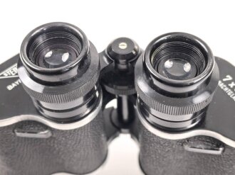 Ziviles Doppelfernrohr  7 x 50 , Hersteller " Steiner Bayreuth" Konstruktion mit Mitteltrieb. Klare Durchsicht