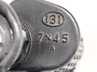 Polen, Dienstglas 7 x 45 mit Infrarot Filter ? Guter Gesamtzustand, Glasklare Durchsicht