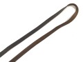 Trageriemen für ein Fernglas. Braunes Leder, Breite 10mm, Gesamtlänge 98cm