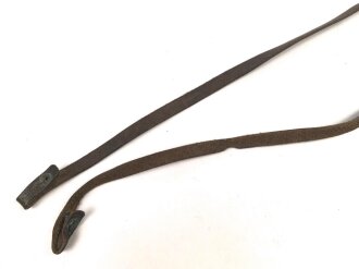 Trageriemen für ein Fernglas. Braunes Leder, Breite 9mm, Gesamtlänge 105cm