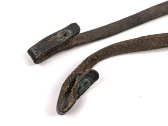 Trageriemen für ein Fernglas. Braunes Leder, Breite 9mm, Gesamtlänge 105cm