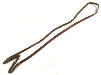 Trageriemen für ein Fernglas. Braunes Leder, Breite...