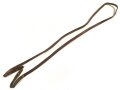 Trageriemen für ein Fernglas. Braunes Leder, Breite 9,4mm, Gesamtlänge 132cm