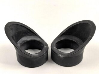 Paar neuzeitliche Okularringe aus weichem Gummi für optisches gerät. Innendurchmesser 42mm