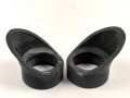 Paar neuzeitliche Okularringe aus weichem Gummi für optisches gerät. Innendurchmesser 42mm