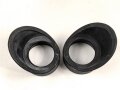 Paar neuzeitliche Okularringe aus weichem Gummi für optisches gerät. Innendurchmesser 42mm
