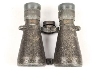 Kaiserreich und 1. Weltkrieg, Fernglas 08 von Carl Zeiss Jena. Originallack, klare Durchsicht