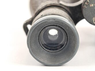Kaiserreich und 1. Weltkrieg, Fernglas 08 von Carl Zeiss Jena. Originallack, klare Durchsicht