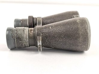 Kaiserreich und 1. Weltkrieg, Fernglas 08 von Carl Zeiss Jena. Originallack, klare Durchsicht