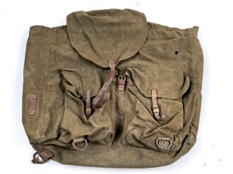 Rucksack Wehrmacht, Getragenes Stück, ungereinigt, Reichsbetriebsnummer