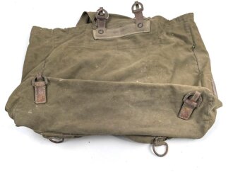 Rucksack Wehrmacht, Getragenes Stück, ungereinigt, Reichsbetriebsnummer