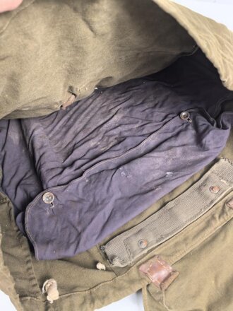 Rucksack Wehrmacht, Getragenes Stück, ungereinigt, Reichsbetriebsnummer