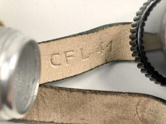 Feldflasche Wehrmacht, Ungetragenes Stück, Ausführung 1 Liter, Hersteller  CFL41, der Tragehaken fehlt