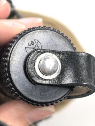 Feldflasche Wehrmacht, Ungetragenes Stück, Ausführung 1 Liter, Hersteller  CFL41, der Tragehaken fehlt