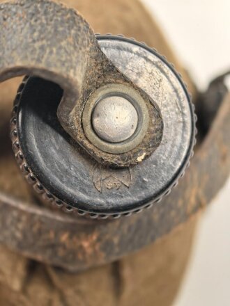 Feldflasche Wehrmacht, Ausführung 1 Liter, gebraucht, ungereinigt