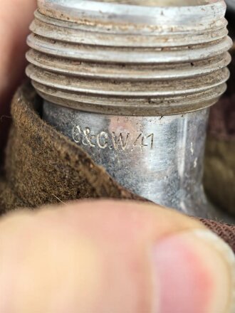 Feldflasche Wehrmacht, Ausführung 1 Liter, gebraucht, ungereinigt