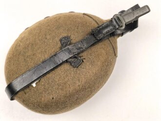 Feldflasche Wehrmacht, Ausführung 1 Liter, gebraucht, ungereinigt