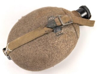 Feldflasche Wehrmacht, Ausführung 1 Liter, gebraucht, ungereinigt