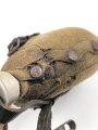 Feldflasche Wehrmacht, Ausführung 1 Liter, gebraucht, ungereinigt, defekt