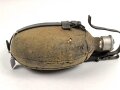 Feldflasche Wehrmacht, Ausführung 1 Liter, gebraucht, ungereinigt, defekt