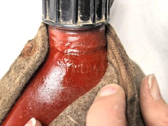 Feldflasche Wehrmacht, stark gebraucht, ungereinigt