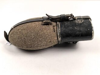 Feldflasche Wehrmacht, stark gebraucht, ungereinigt