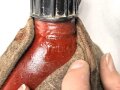 Feldflasche Wehrmacht, stark gebraucht, ungereinigt
