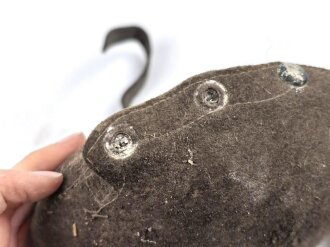 Feldflasche Wehrmacht, gebraucht, ungereinigt, defekt