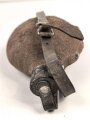 Feldflasche Wehrmacht, gebraucht, ungereinigt, defekt