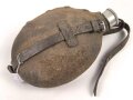Feldflasche Wehrmacht, stark gebraucht, ungereinigt