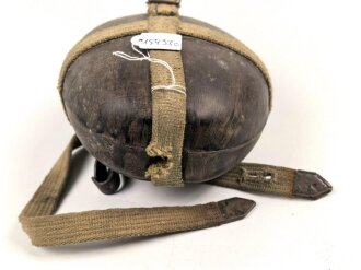 Feldflasche in Tropenausführung Wehrmacht, gebraucht, ungereinigt, defekt