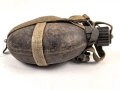 Feldflasche in Tropenausführung Wehrmacht, gebraucht, ungereinigt