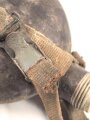Feldflasche in Tropenausführung Wehrmacht, gebraucht, ungereinigt, defekt