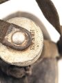 Feldflasche in Tropenausführung Wehrmacht, gebraucht, ungereinigt, defekt