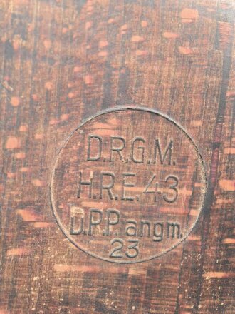 Feldflasche in Tropenausführung Wehrmacht, gebraucht, so zum Kriegsende nochmals Ausgegeben