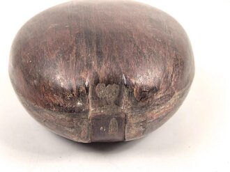 Feldflasche in Tropenausführung Wehrmacht, gebraucht, so zum Kriegsende nochmals Ausgegeben