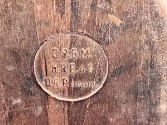 Feldflasche in Tropenausführung Wehrmacht, gebraucht, so zum Kriegsende nochmals Ausgegeben