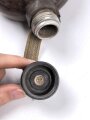 Feldflasche in Tropenausführung Wehrmacht, gebraucht, so zum Kriegsende nochmals Ausgegeben