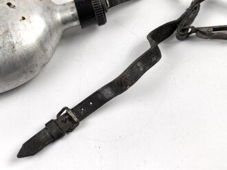 Feldflasche Wehrmacht, Gebraucht, ungereinigt, defekt