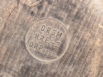 Korpus für eine Feldflasche in Tropenausführung der Wehrmacht , ungereinigt