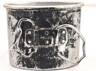 Becher für eine Feldflasche der Wehrmacht, Hersteller MN40