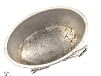 Becher für eine Feldflasche der Wehrmacht, Hersteller MN40
