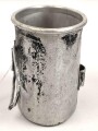 Becher für eine Feldflasche der Wehrmacht, Hersteller MN40