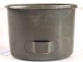 Becher für eine Feldflasche der Wehrmacht, Hersteller MN42