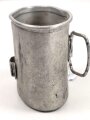 Becher  für eine Feldflasche der Wehrmacht, Hersteller ESB34