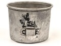 Becher  für eine Feldflasche der Wehrmacht, Hersteller OHW39