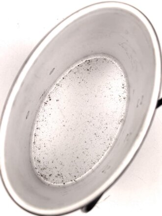 Becher für eine Feldflasche der Wehrmacht, neuzeitliche Sammleranfertigung