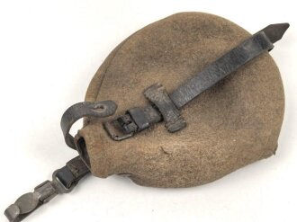Bezug für eine Feldflasche der Wehrmacht, Gebraucht