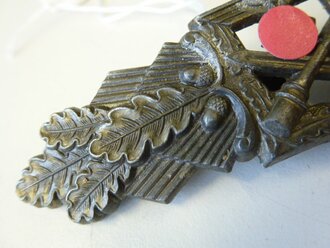 Nahkampfspange in bronze, F & BL, Plättchen...