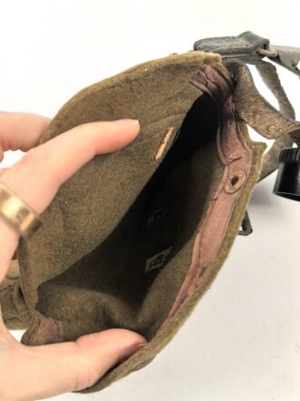 Bezug  für eine Feldflasche der Wehrmacht, Ausführung 1 Liter, Gebraucht